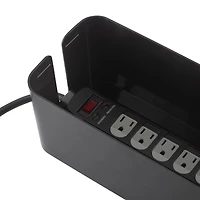 Simplify Black Cable Organizer Boxes, 2ct.