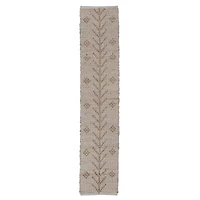 Hello Honey® 72" Natural Two-Sided Seagrass & Cotton Table Runner