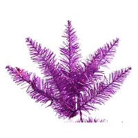 2ft. Pre-Lit Purple Artificial Christmas Tree, Purple LED Lights