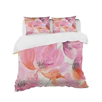 Designart 'Shabby Flower III' Shabby Bedding Set