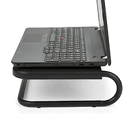 Mind Reader Black Metal Monitor Stand Riser