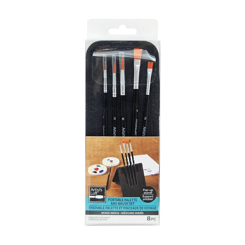 Mixed Media Portable Palette & Brush Set by Artist's Loft®