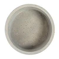 Hello Honey® Gray Round Decorative Cement Boxes with Lids Set