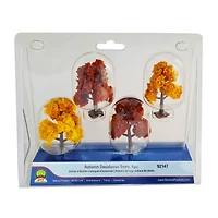 JTT Scenery Products Miniature Autumn Deciduous Trees, 4ct.