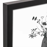 Imperfection is Beautiful 12" x 12" Black Framed Canvas