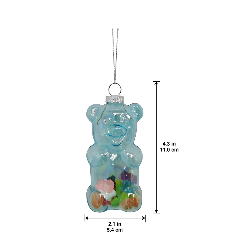 4.5" Gummy Bear Glass Ornament by Ashland®