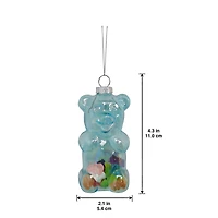 4.5" Gummy Bear Glass Ornament by Ashland®