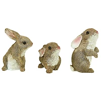 Design Toscano The Bunny Den, Garden Rabbit Statue Set