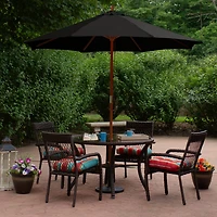 8.5ft. Outdoor Patio Market Umbrella with Wooden Pole