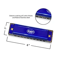 Salus Kako'o Blue Classic Metal Harmonica