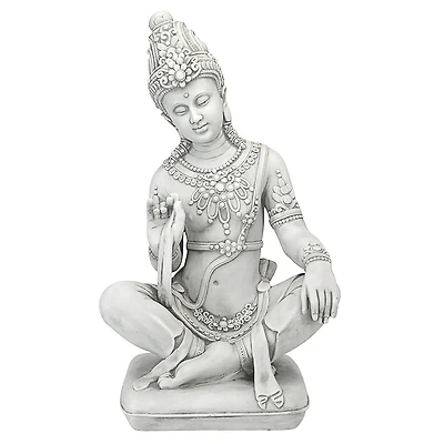 Design Toscano 21.5" Sitting Thai Teppanom Beautiful Being Statue