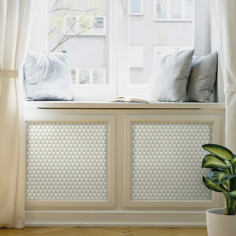 RoomMates 3D Petite Hexagons Peel & Stick Wallpaper