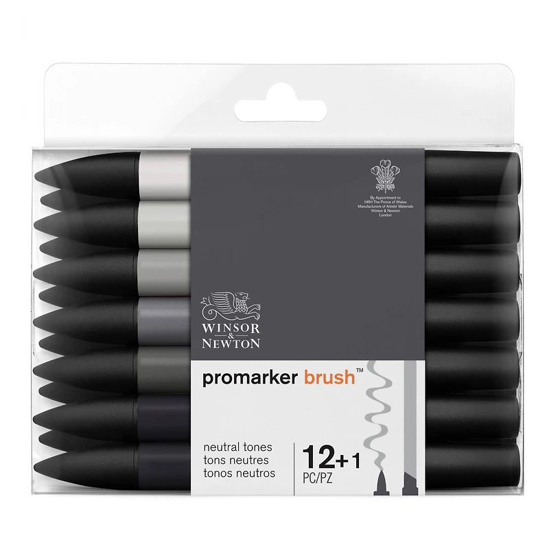 Winsor & Newton® 13 Neutral Promarker Brush™ Set