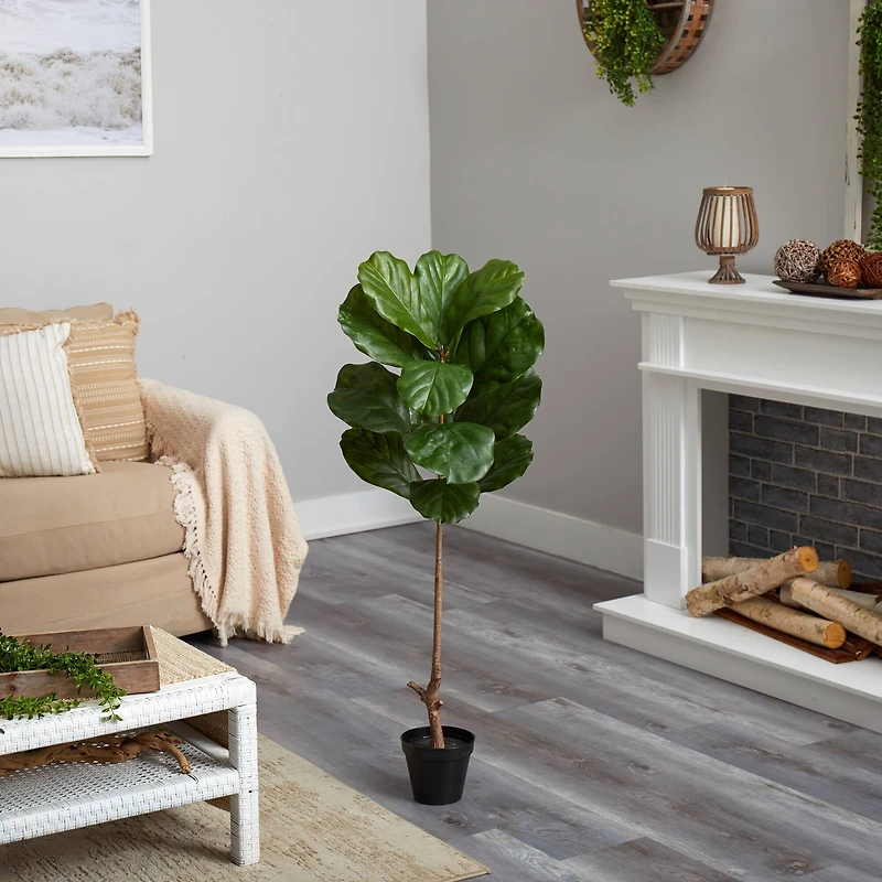 4ft. Potted Fiddle Leaf Tree 