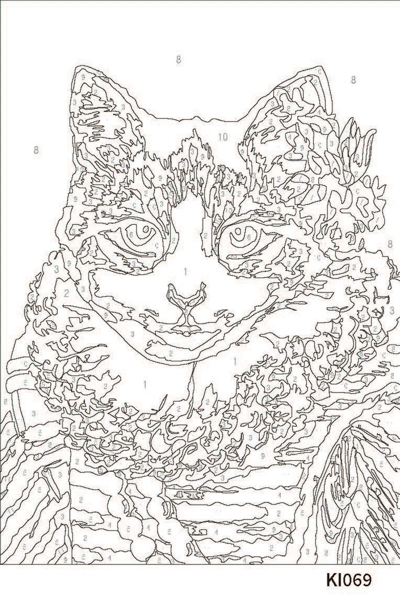 Royal Kitty Paint-by-Number Framed Mini by Artist's Loft®