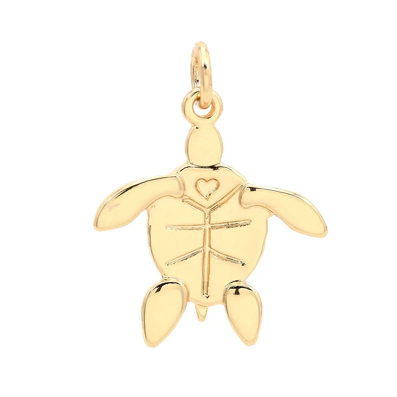 14K Gold Plated Turtle Charm by Bead Landing™