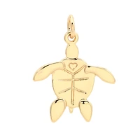 14K Gold Plated Turtle Charm by Bead Landing™