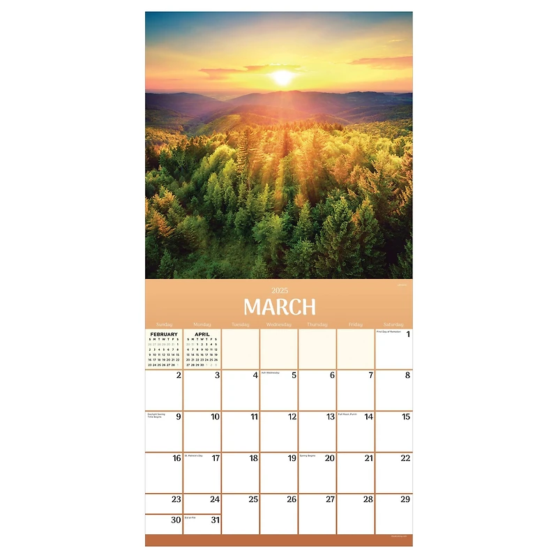 TF Publishing 2025 Sunsets Wall Calendar
