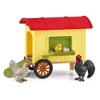 Schleich Farm World Mobile Chicken Coop Playset