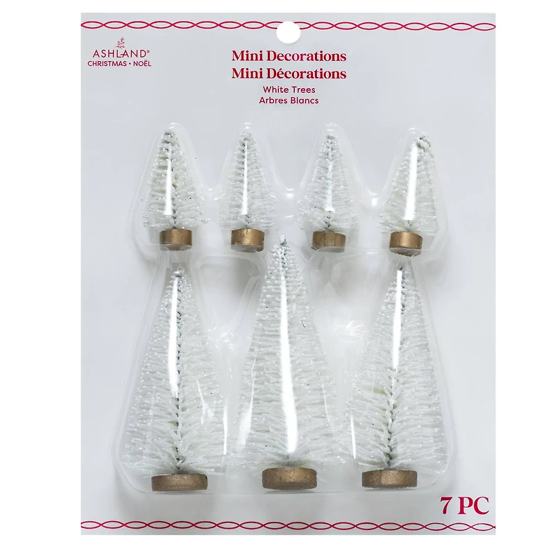 Mini White Tree Decoration Set by Ashland®