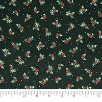 SINGER Christmas Poinsettia Cotton Fabric Fat Quarter Bundle