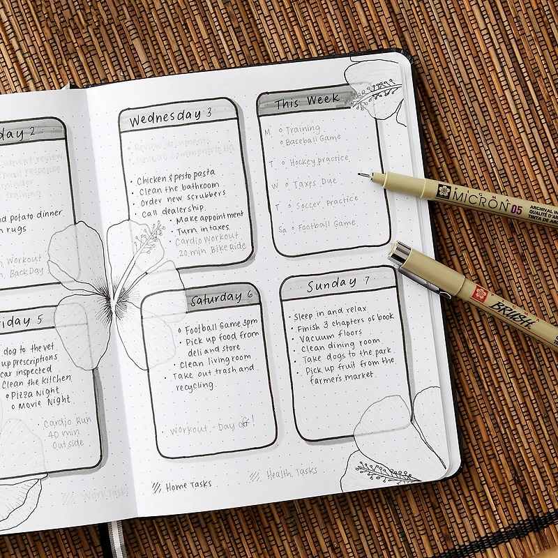 Micron® Fine & Bold Line Cool Gray Pen Set