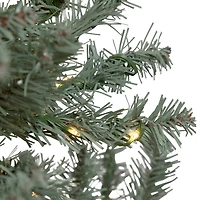 7.5ft. Pre-Lit Full Spruce Artificial Christmas Tree, Clear LED Lights