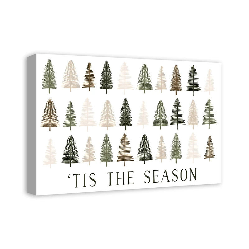 Tis The Season 30x20 Canvas Wall Art