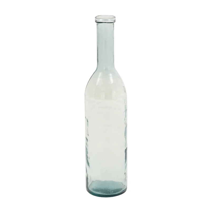 30" Aquamarine Farmhouse Glass Vase