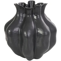 Black Abstract Tulip Shaped Vase Set