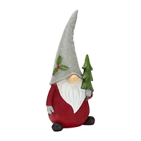 Holiday Gnome Figurine Set, 8" & 10.75"