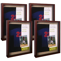4 Pack: 18" x 24" Walnut Shadow Box by Studio Décor®