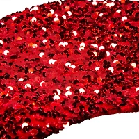 Glitzhome® 21" Red Sequin Christmas Stocking