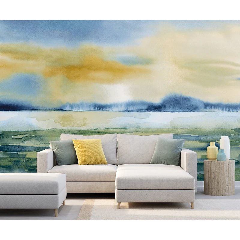 Ohpopsi Golden Sunset Wall Mural