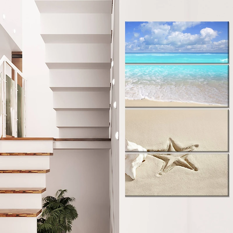 Designart - Caribbean Beach Starfish