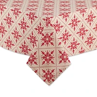 DII® Scandinavian Snowflakes Tablecloth