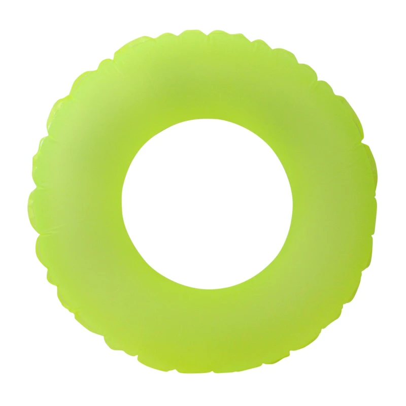 30" Neon Yellow Inflatable Inner Tube Pool Ring Float