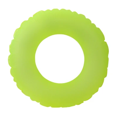 30" Neon Yellow Inflatable Inner Tube Pool Ring Float