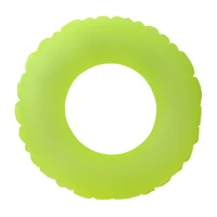 30" Neon Yellow Inflatable Inner Tube Pool Ring Float
