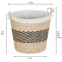 Household Essentials 15.5" Woven Basket