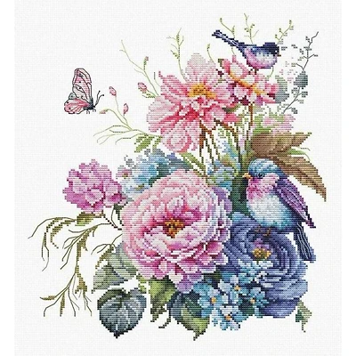 Luca-S The Birds Summer Counted Cross Stitch Kit