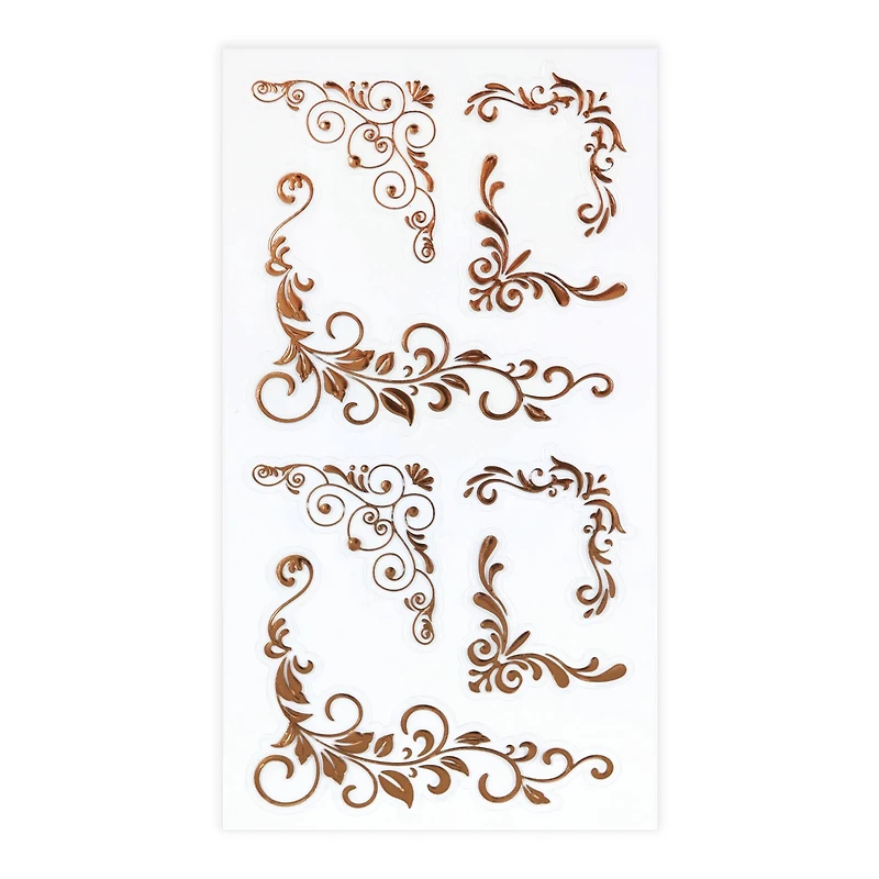 Rose Gold Corner Stickers by Recollections™