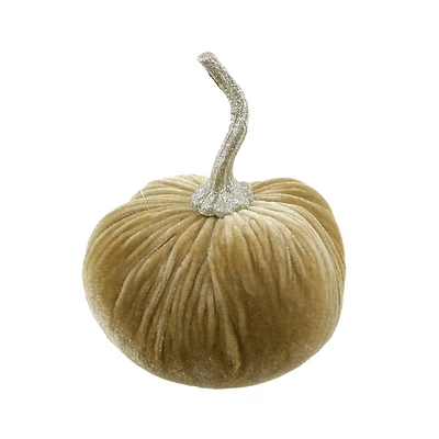 Flora Bunda® 6" Velvet Decorative Pumpkin