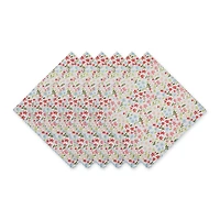Sweet Flowers Printed Napkin, 6ct.