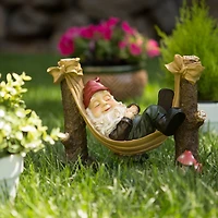 12" Slumbering Garden Gnome Statue