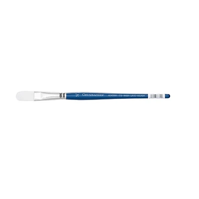 Grumbacher® Academy® Synthetic Watercolor Short Handle Oval Wash Brush