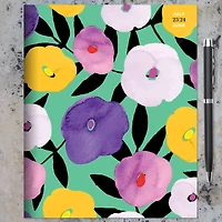 TF Publishing 2023-2024 Big Blooms Medium Monthly Planner