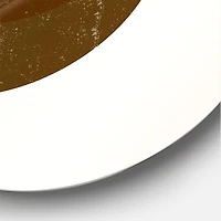 Designart - Abstract Geometric Moon In Earth Tones