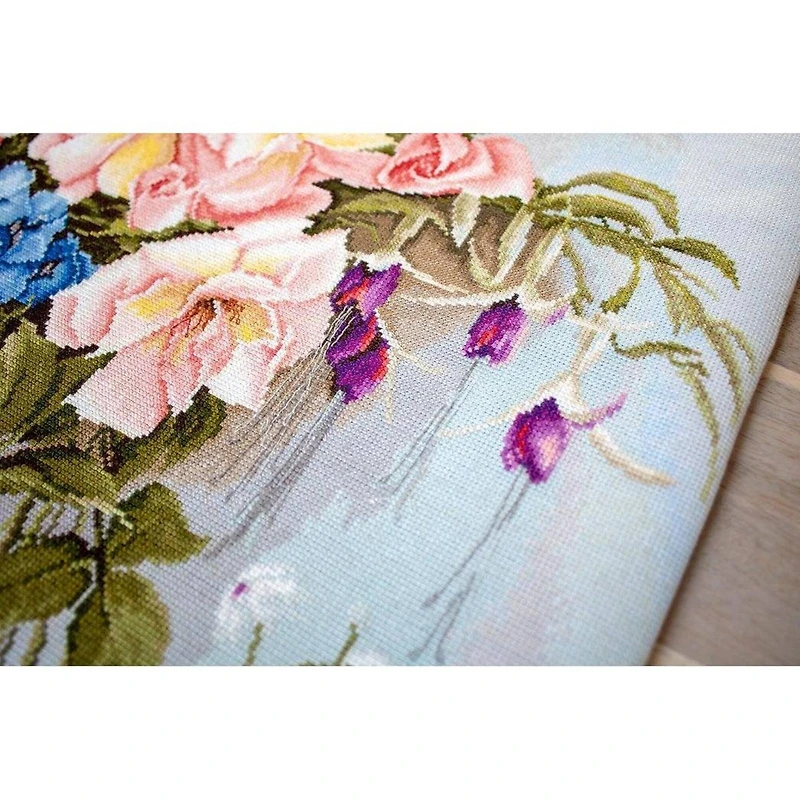 Luca-s Bouquet With Bells Counted Cross Stitch Kit