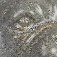 Hello Honey® 8.5" Gray Reactive Glaze Stoneware French Bulldog Head Vase